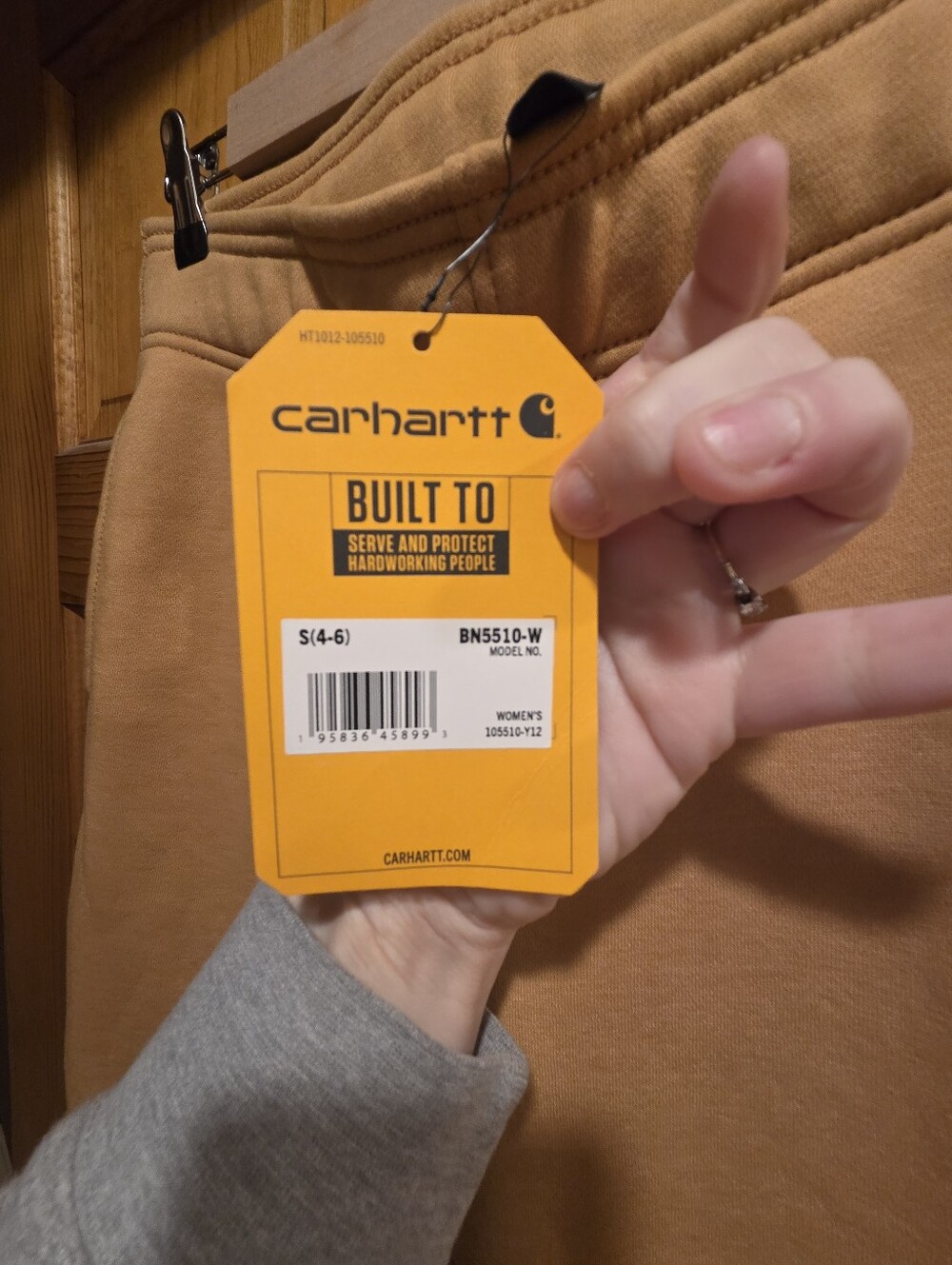 Carhartt Brown Relaxed Fit Jogger BNWT - Picture 4 of 6